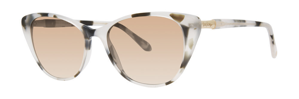 Lilly Pulitzer Capri Sunglasses Frosted Tortoise 53mm